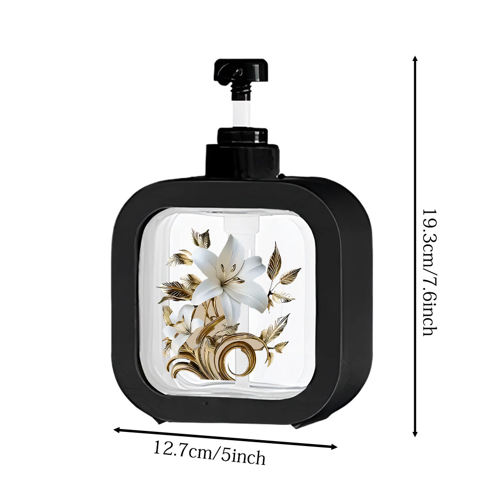 TEMU Decorative Soap Dispenser With Pump - Ideal For Bathroom And Kitchen, Moisturizing Hand Soap Compatible, Pump , Clear Soap Dispenser For Easy