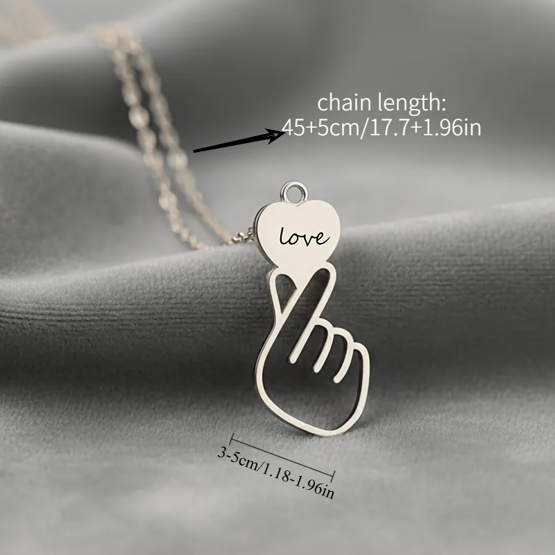 Personalized Heart-Shaped Name Necklace for Women