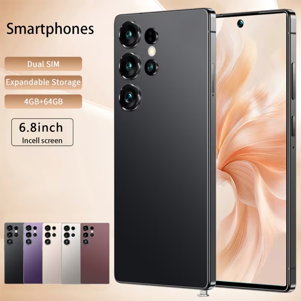 smartphone featuring a 6 8 inch display   with an integrated stylus ultra large storage capacity   with headphones phone case data cable screen protector   visual experience   effect Product details 7