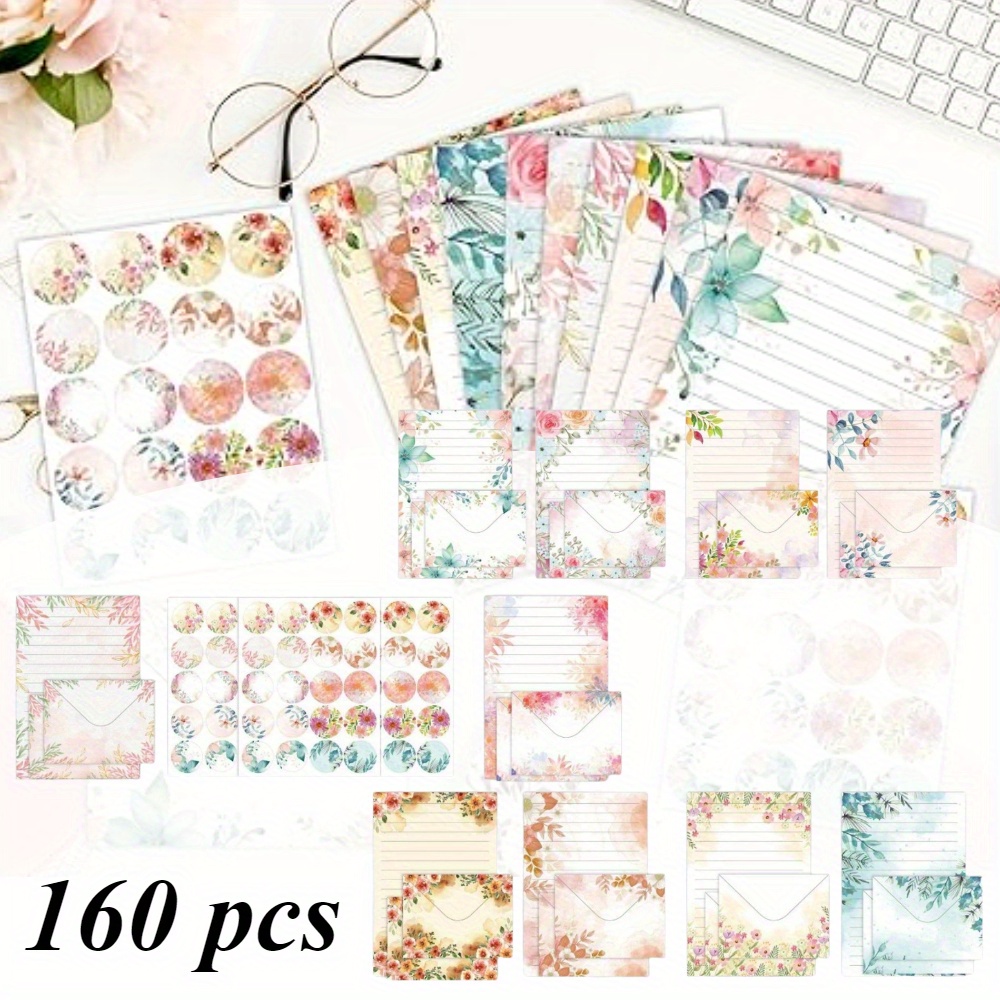 

160pcs Set - Envelopes, , And For Weddings, Birthdays, And - Diy Kit