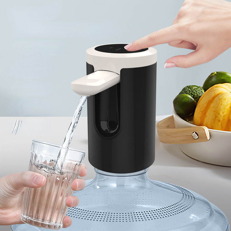 TEMU 1pc, Electric Folding Water Pump, Rechargeable, Portable, Water Dispenser, Suitable For Bottled Water, Home Appliances