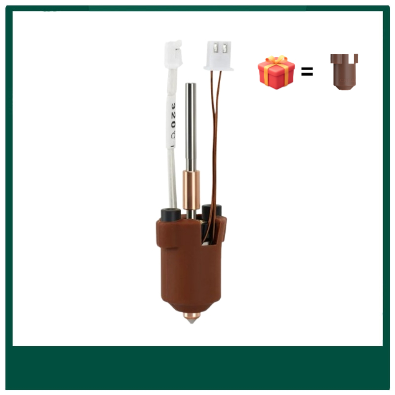 TEMU New K1c/k1 Max Integrated Nozzle Hot End Kit, High Speed Printing Nozzle Kit, Suitable For K1/k1c/k1 Max Heating Head Integrated Nozzle, 3d