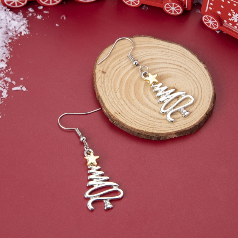 

1pc Christmas , Christmas Tree , Small Clear Steel , Exaggerated , Personality