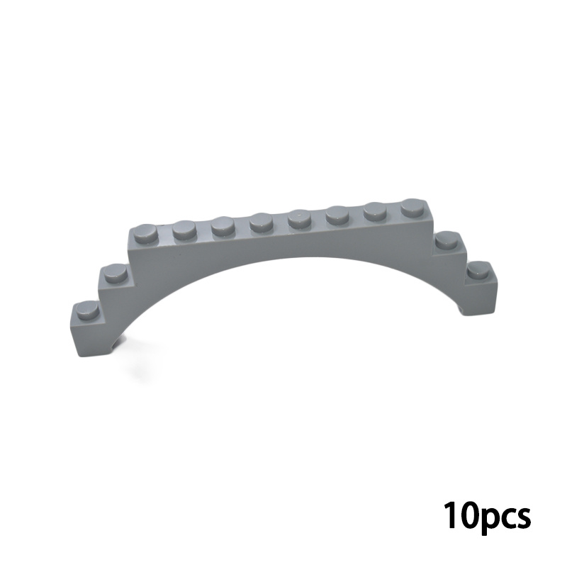 10pcs Bridge Building Toy Bricks for Creative Play