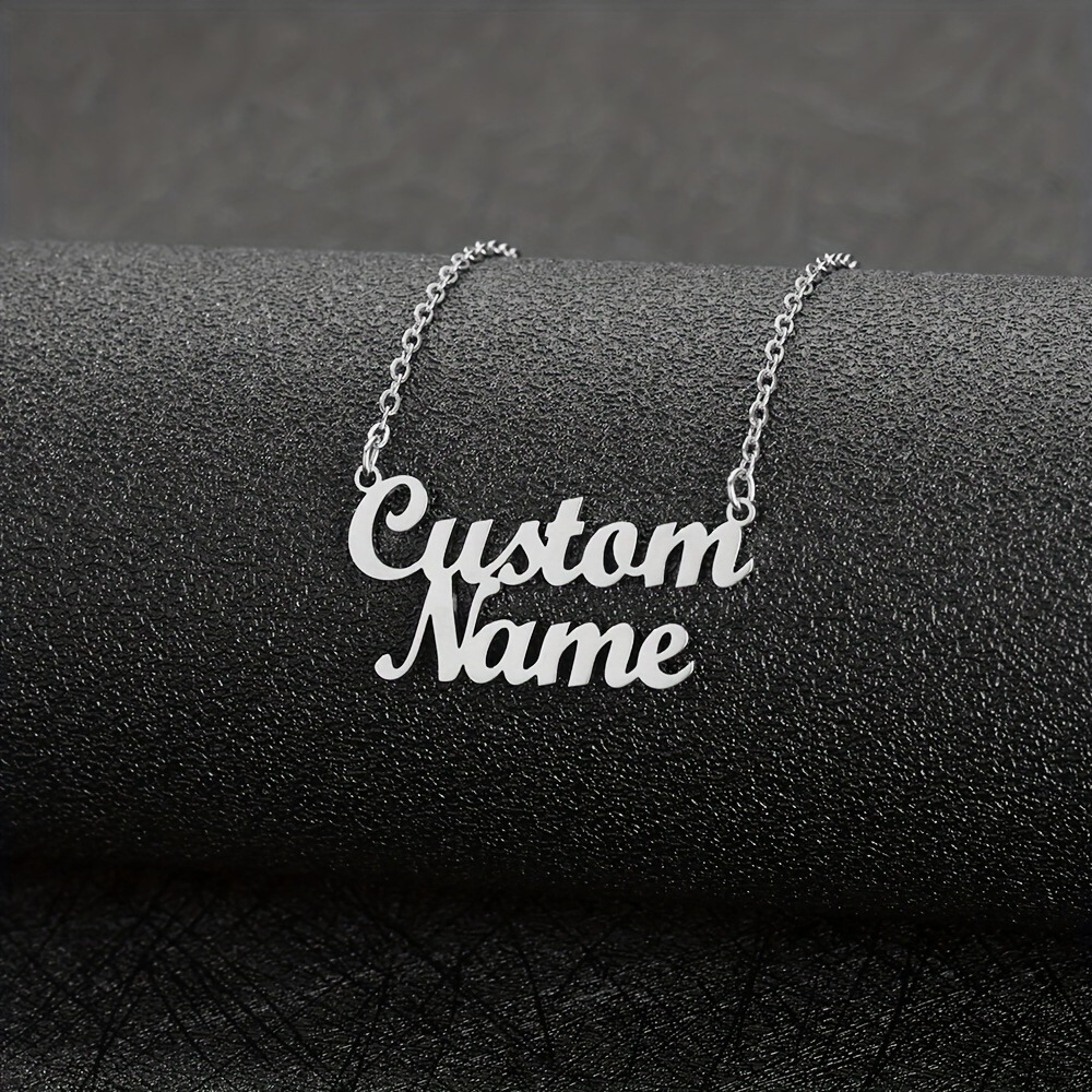 Customized Double Layered Name Necklace for Men and Women