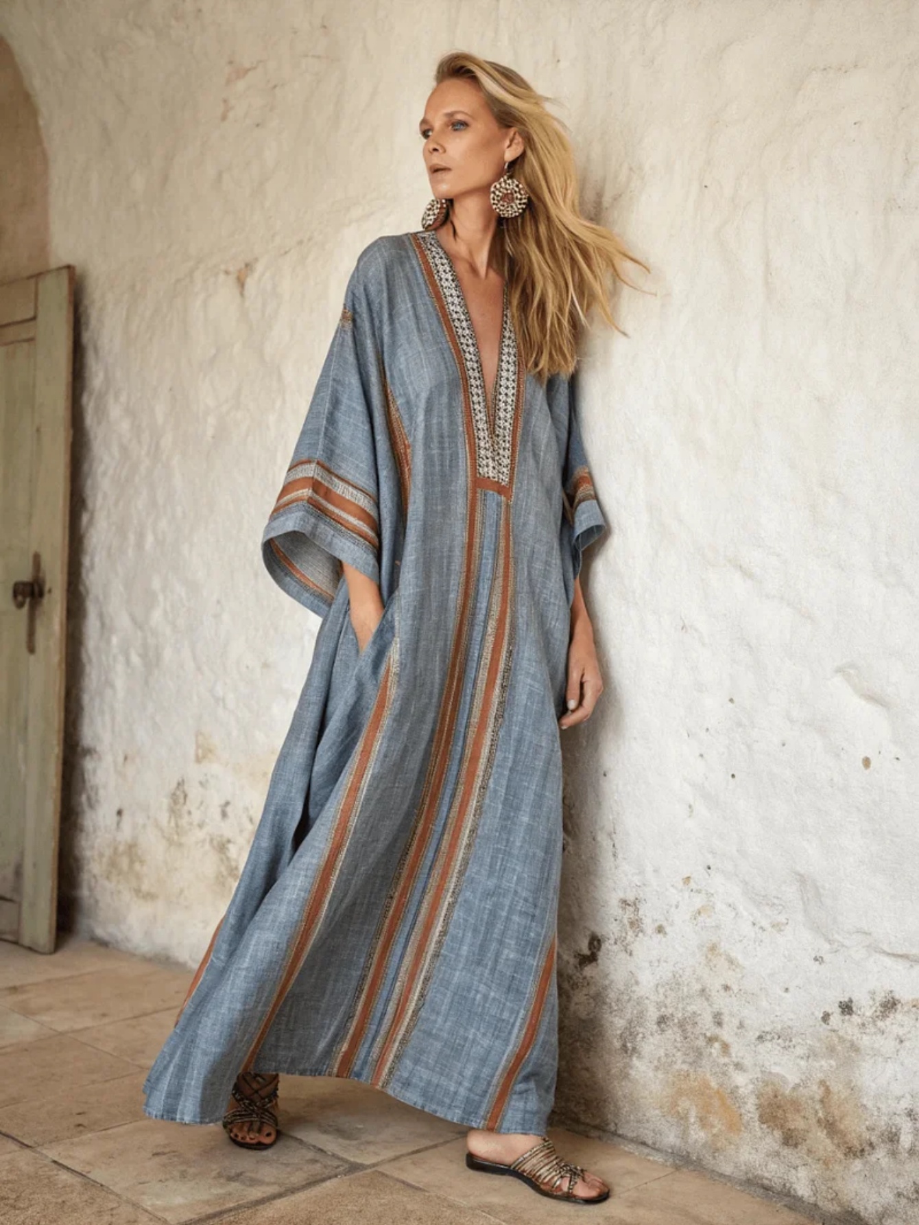kaftan dresses sold on Temu United States