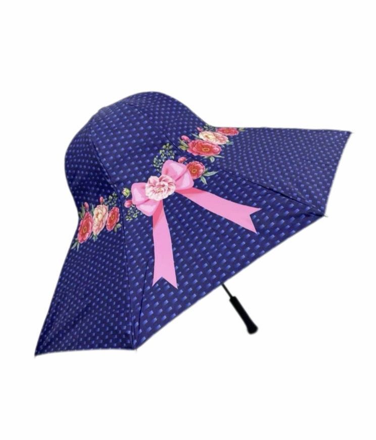 Unique Vacation Umbrella, High-Quality Printed Women's Dual-Purpose Straight Shaft Sun Umbrella, Stylish Photo Umbrella