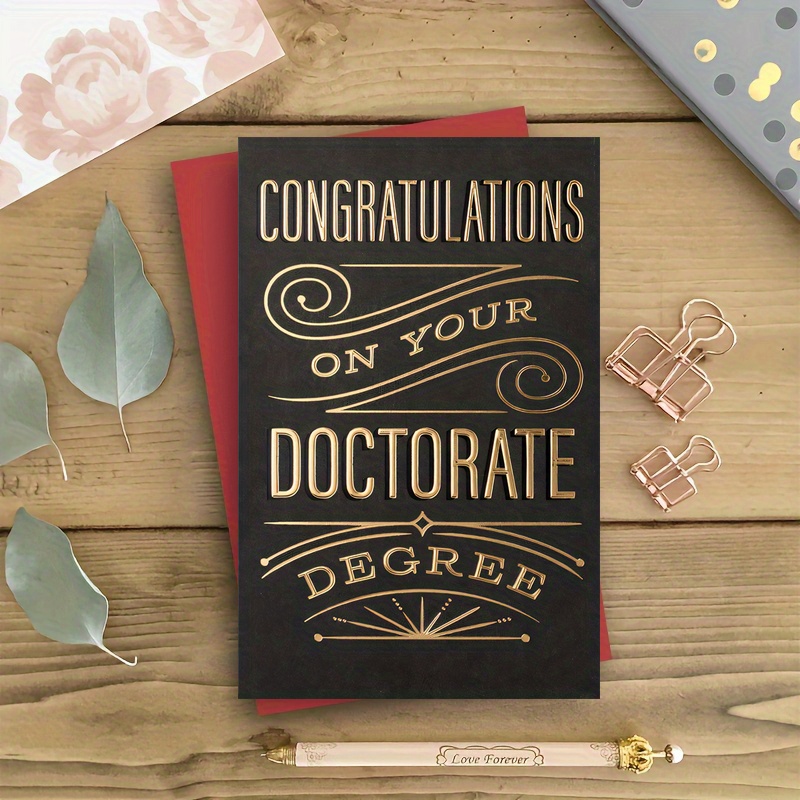 Congratulations On Your Phd Degree