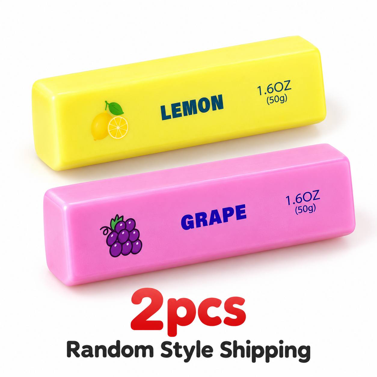 TEMU 2pcs Fruit Series Butter Stick Shape Printed Fruit Label Smooth Matte End Adult Novelty And Bachelorette Party Favors Adult Party Favor Gift