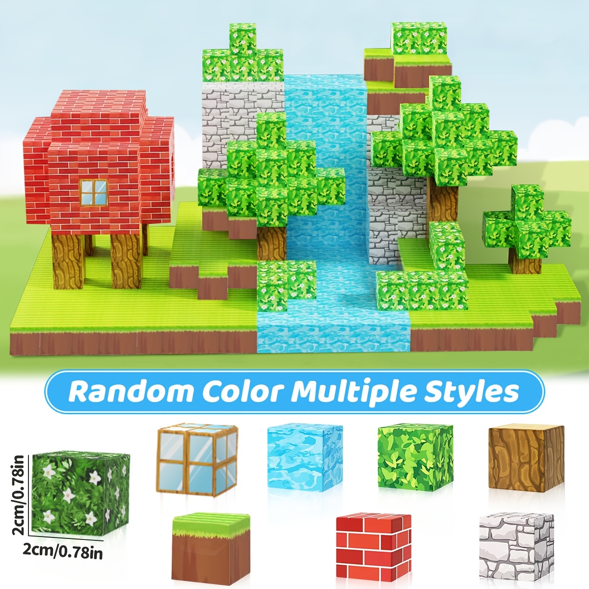 Magnetic Building Blocks Educational ABS Construction Set