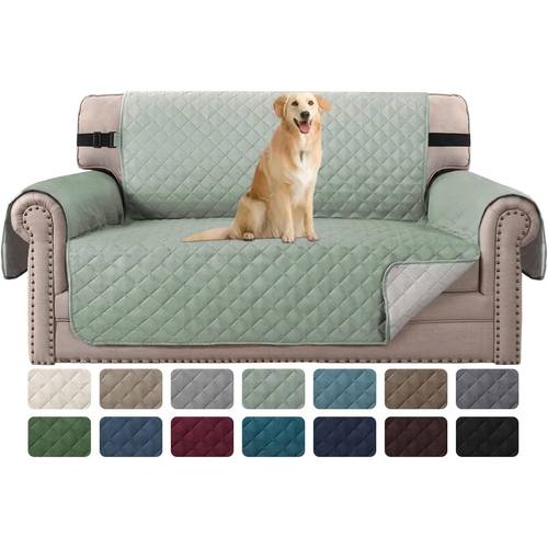 1 loveseat couch sofa slipcover liquid resistant cover washable non slip fabric furniture protector for pets