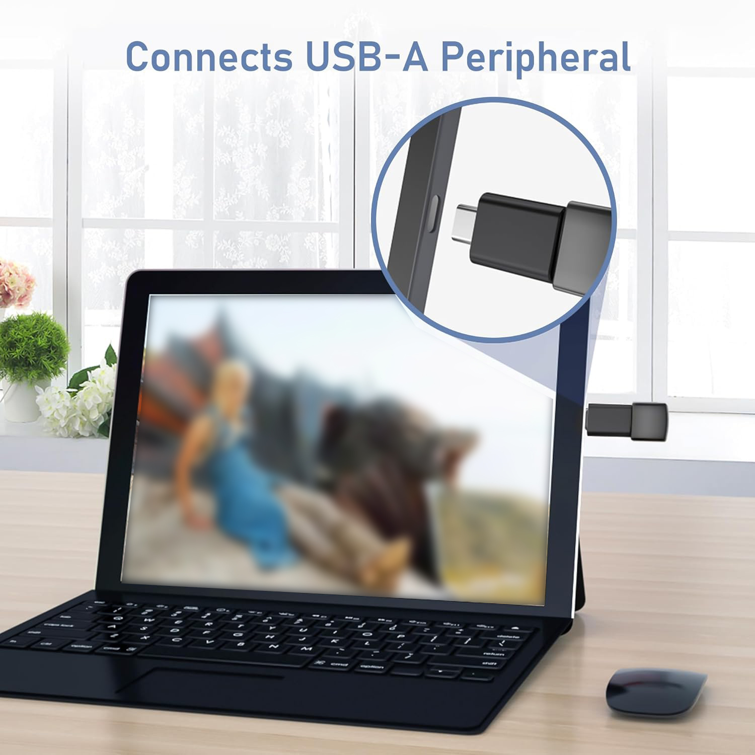 8pcs USB to USB C Adapter, USB Type C Female to USB Adapter, Micro USB to USB C Female Male Converter Connector, for Laptop Car Smartphone Headphone Mic PC