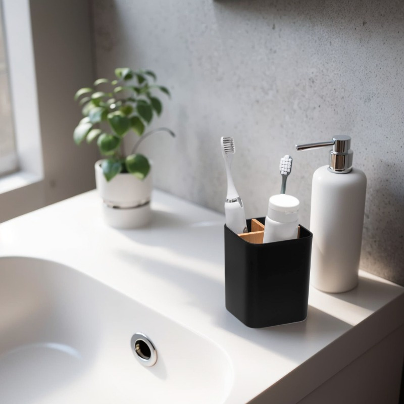 Mensola portaspazzolino in oro mensola per bagno supporto a parete per doccia bicchiere per doccia set di dentifricio supporto per organizer per rasoio