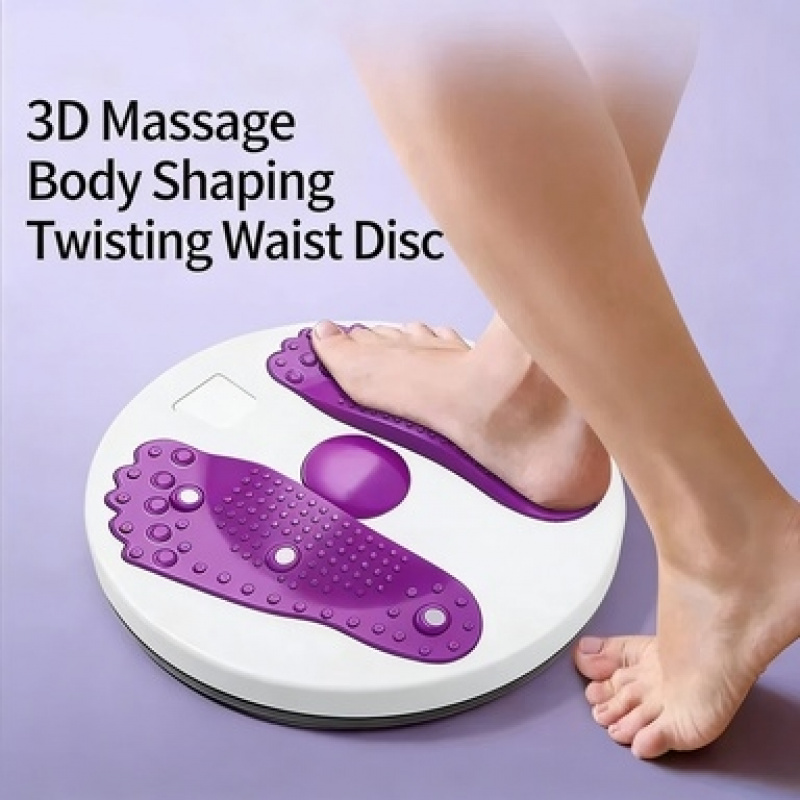 Waist-twisting Disc, Large Footrest, Waist-twisting Turntable, Household Fitness Equipment Slimming Belly and Waist(with 2pcs Cleaning Towels)