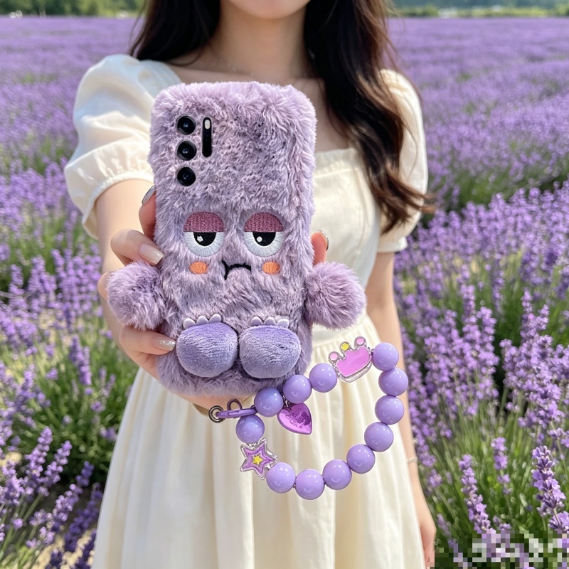 TEMU Phone Case: Cute Fluffy Three-dimensional Phone Case, Suitable For Full Series And Multiple Models: S8/s9+/s10 Plus/s22/21 Ultra/s26 Pro/s20
