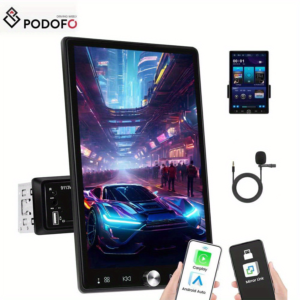 10.4 Inch Vertical Touch Screen Car Stereo