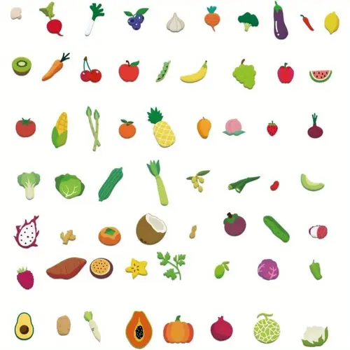 1set fruit felt board pieces vegetable felt story board set colorful flannel board for christmas birthday gift kids kit