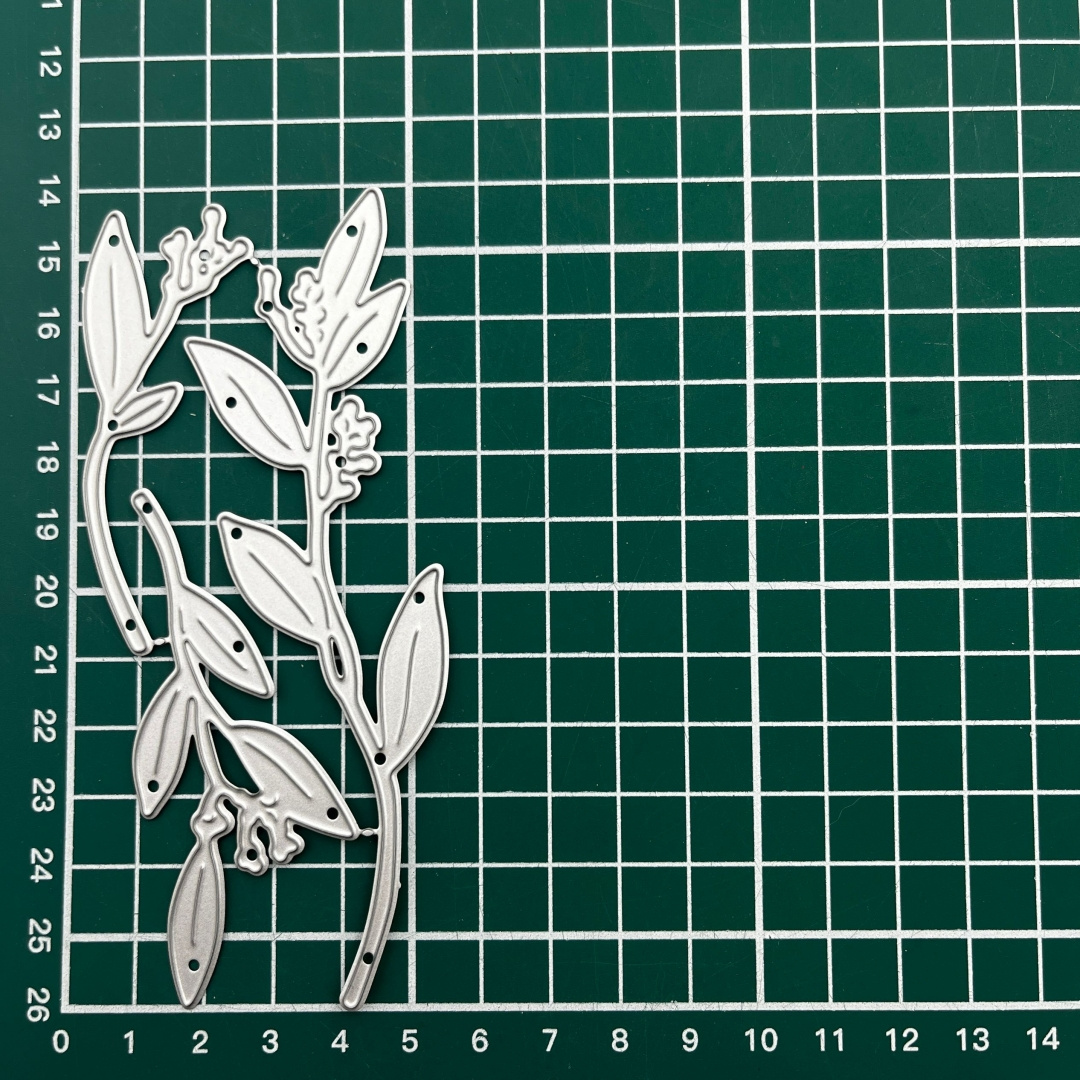 Image of 2025 New Fine Berry Branch Trio Metal Cutting Die, Ideal For Crafting Paper Cards, Scrapbooking, And Projects, Works Well With Paper, Stamps, And Washi Tape To Decorations