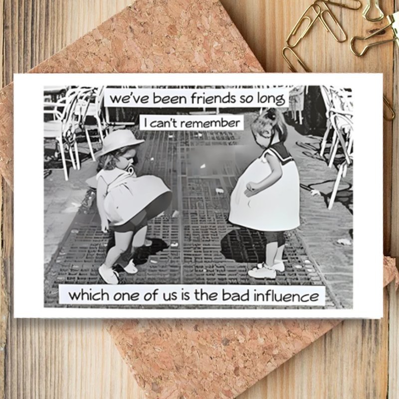 TEMU Set Of 4 (2 Greeting Cards And 2 Envelopes) Featuring A Photo For Friendship Card - " Negative " - Great For Celebrations Like Birthdays,