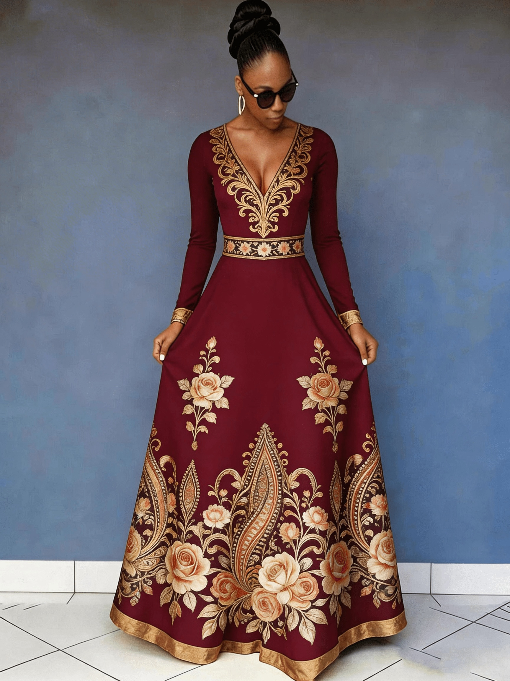sachin and babi light blue dress evening party dresses sold on Temu United States