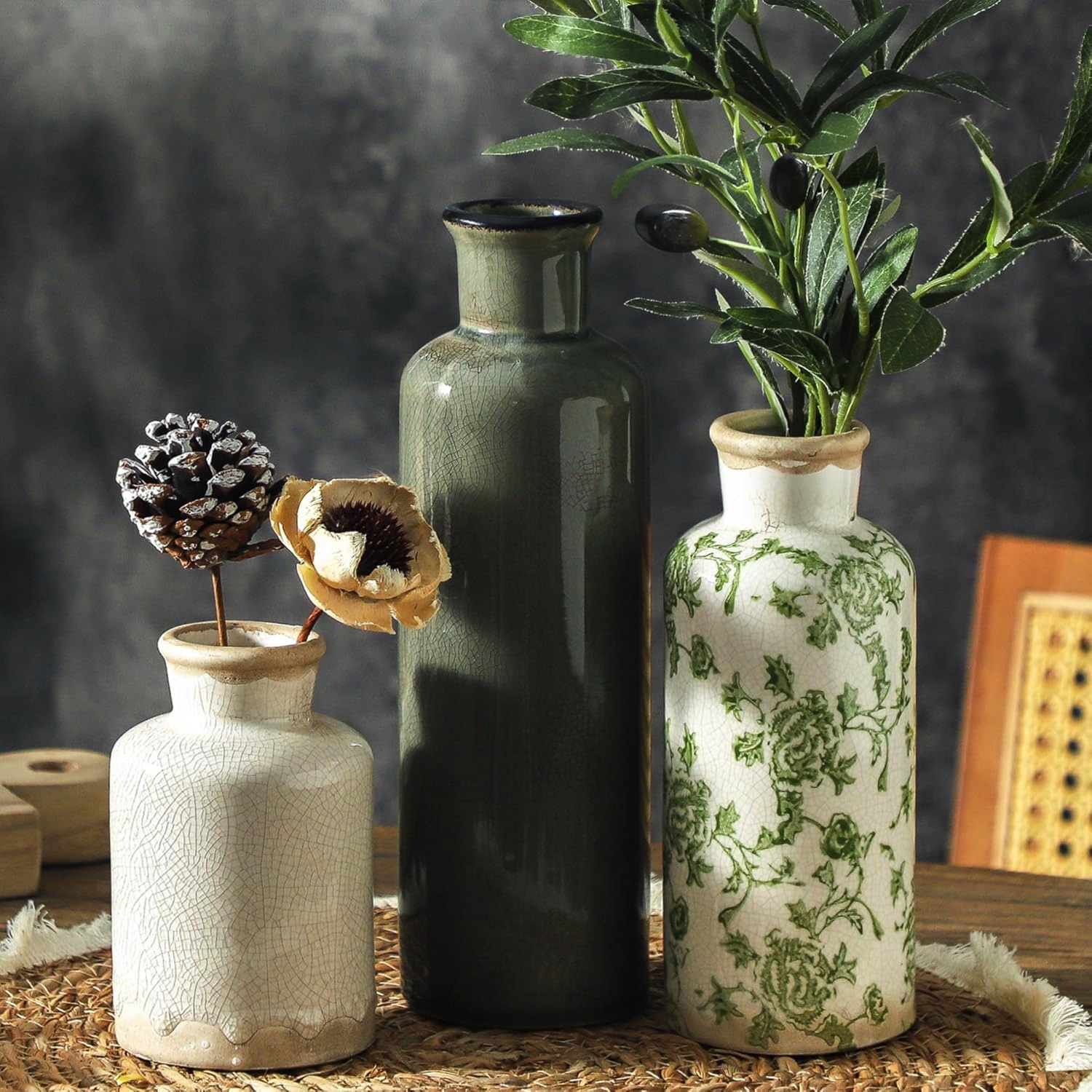decorative vases sold on Temu United States