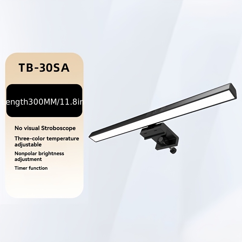 TEMU Monitor Light, Computer Monitor Light Bar, Led Monitor Lighting, 12.99-inch Usb Light, Dimmable And Anti-blue Light, Suitable For Pc Home Office