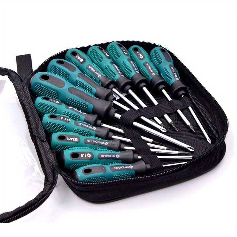 

12pcs Screwdriver Set, Multi-shaped Manual Tool Kit With U/triangle/y Type, Hand Tools, Non-electric, No Battery Required