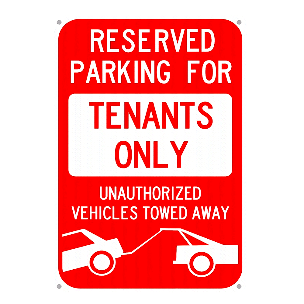 TEMU 2d Flat, 1pc Vintage "reserved Parking For Only" Metal Sign - Dustproof Retro Warning Plaque Suitable For Home, Bar, Cafe, Garage Wall Decor -