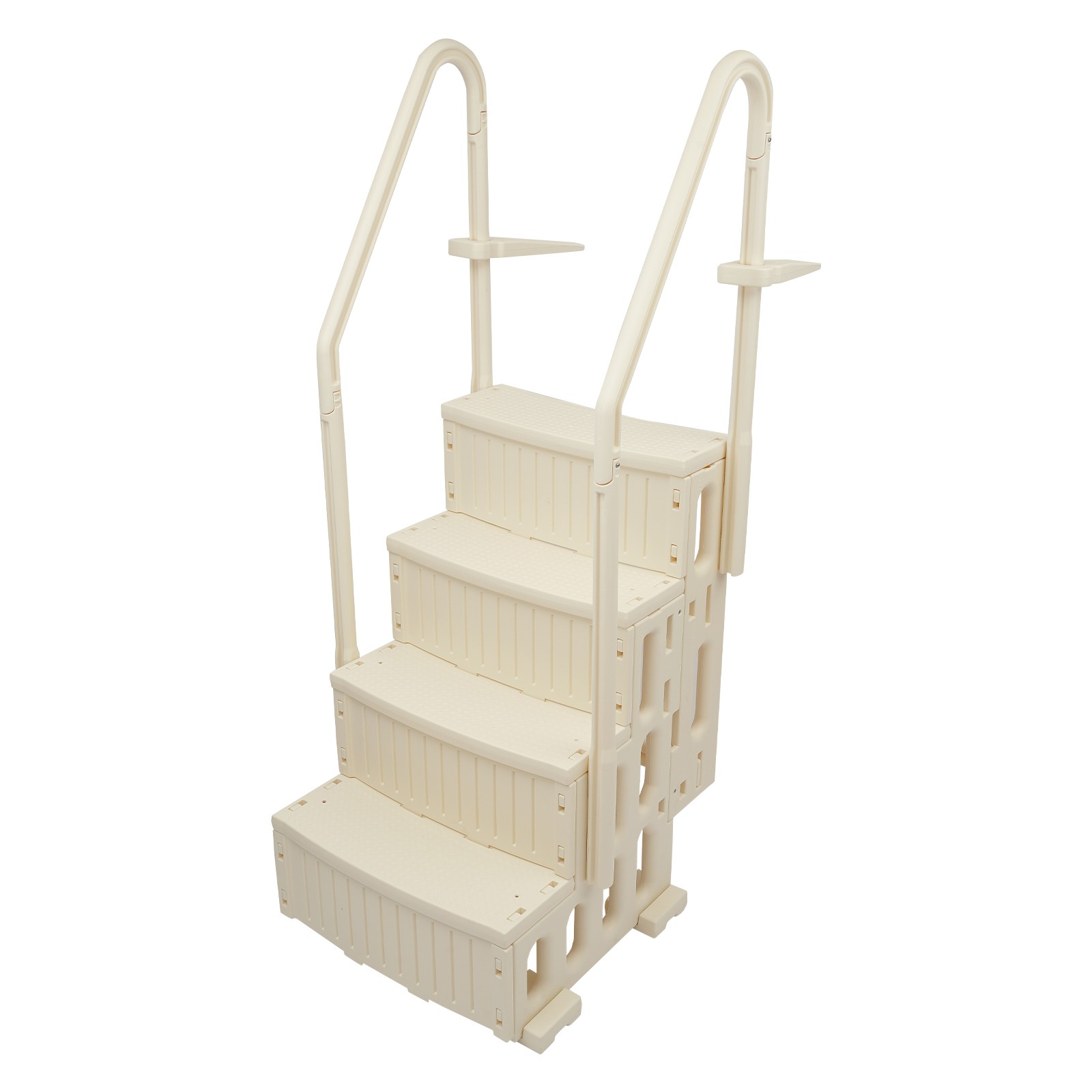 Pool Ladder With 2 Handrails Swimming Pool Steps For Above-ground Pools From 1.22m To 1.37m 00 Lbs Load Capacity Non-slip Steps For Indoor And Outdoor Pools