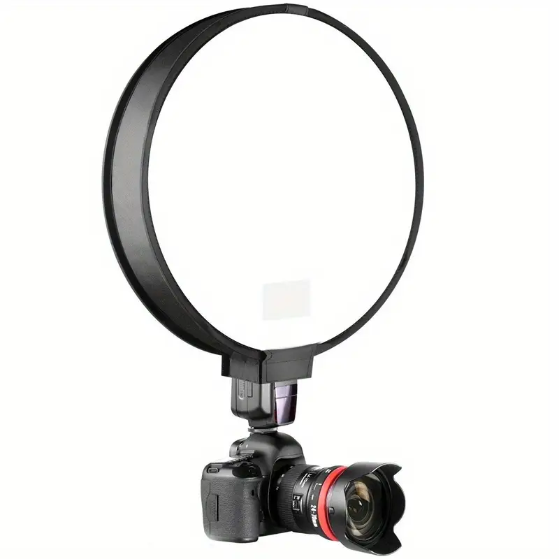 40cm Ronde Softbox Diffuser – Opvouwbaar – Met Opbergtas – Voor Camera Flitser – Lichtgewicht – Snel Te Installeren – Nylon