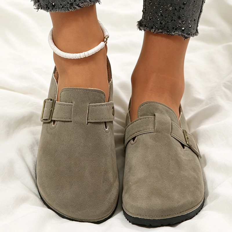 TEMU Women's Shoes, Suitable For Beach Vacation And Casual Wear, Exuding , With Mid-length Skirt And Trousers For Elegant And Intellectual Style, And