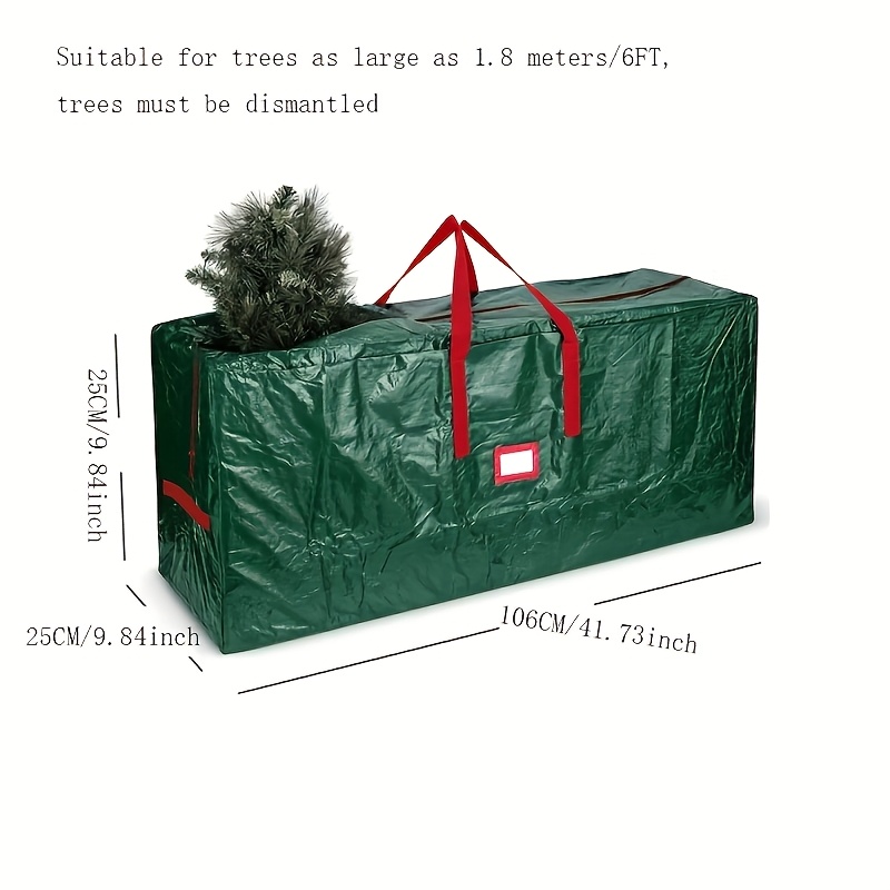 E-shop 1 Große -Aufbewahrungstasche | Geeignet für 2/3-Meter-Bäume, wasserdicht und staubdicht, ideal für die Aufbewahrung im Freien und als