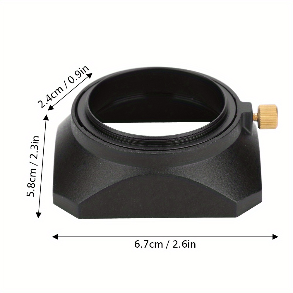 square lens hood shade dv camcorder camera Temu