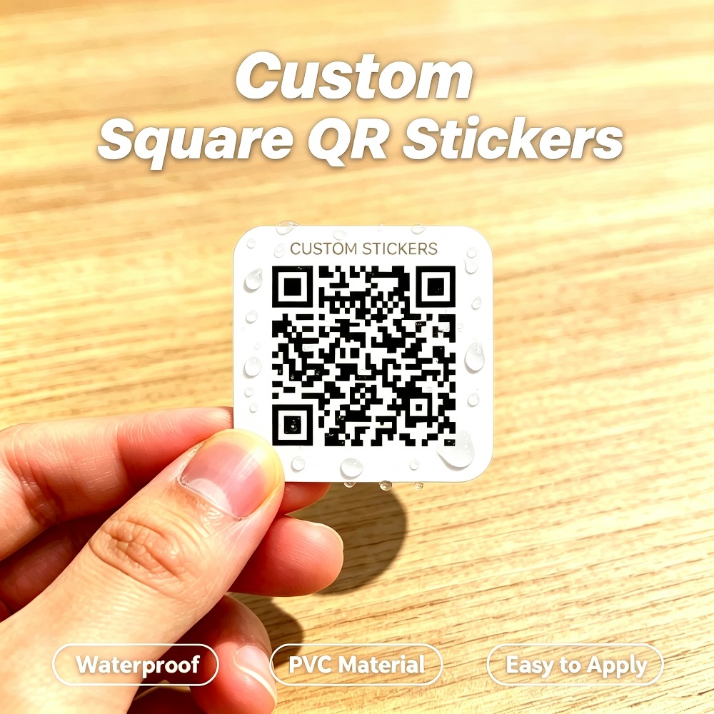 TEMU Custom Labels - Professional Custom Square Stickers, Personalized Promotional Labels With Logo And , Customizable With Any Design, Image, Logo,