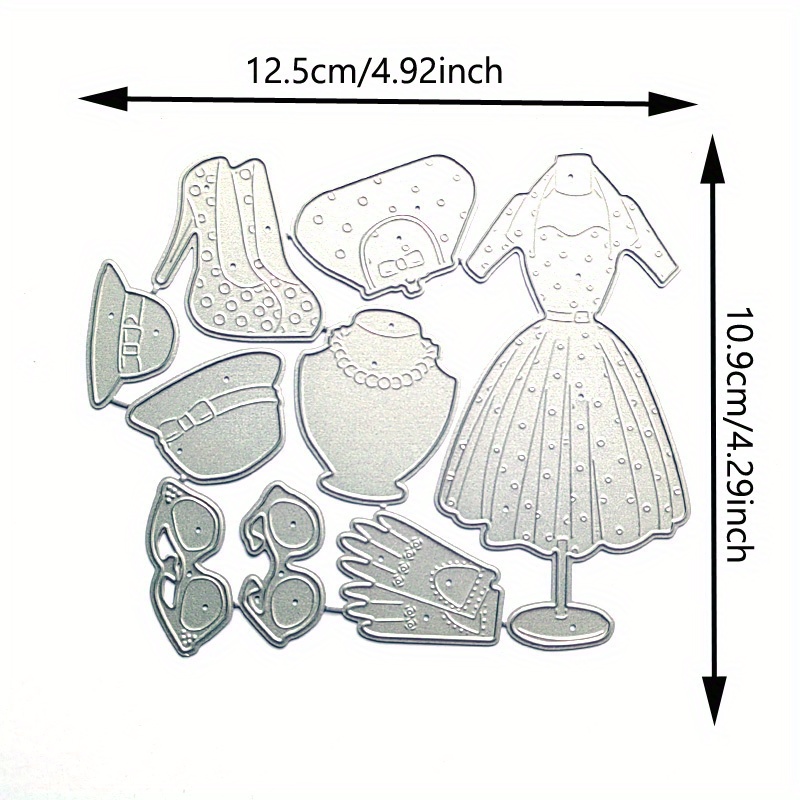 Dress Metal Cutting Dies Mold Scrapbooking Decoration Paper Craft Mould Handcraft Blade Punch Template Embossing Stencils