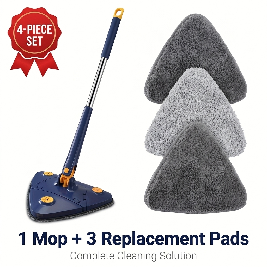 Complete Mop Set- 4pcs Premium Cleaning Bundle