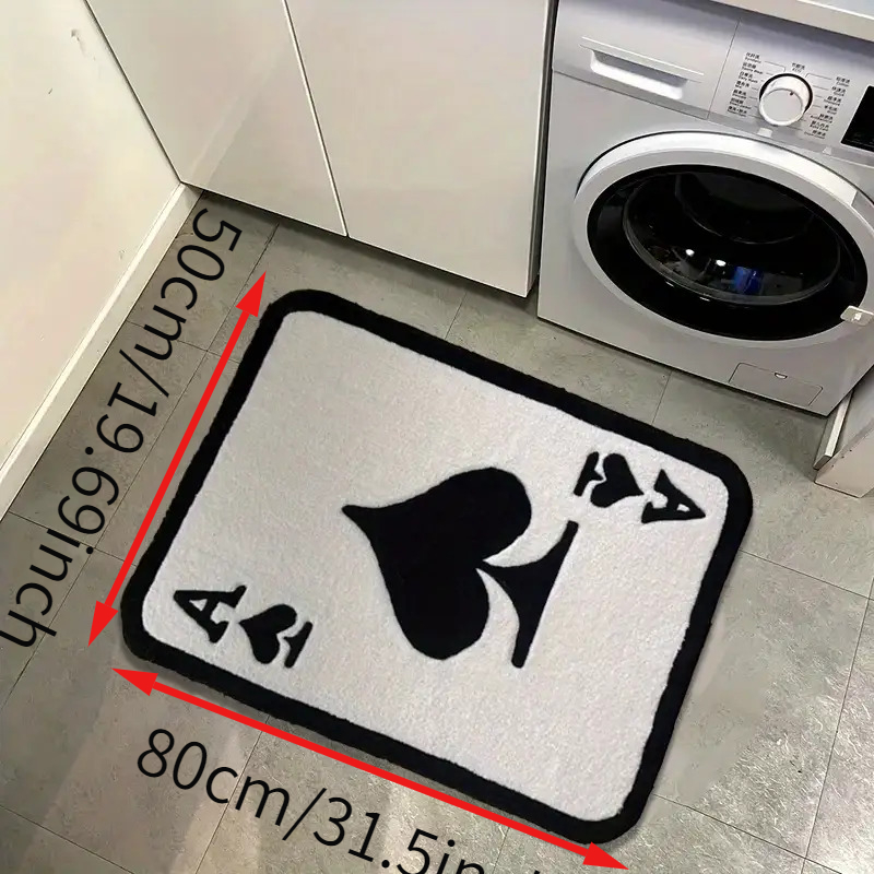 TEMU Alfombra de lujo IMVE para dormitorio y sofá - Terciopelo con reverso, lavable a , y minimalista, acogedora para junto a la cama