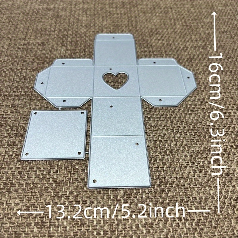 1pc Craft Metal Stencil Mold Cutting Box Decoration Die Cut Album Paper Card Craft Embossing