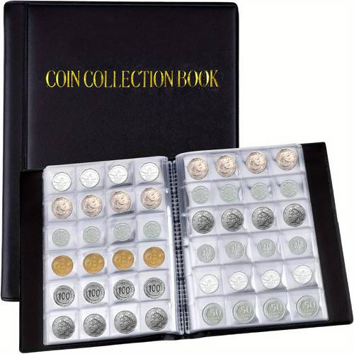 240 pockets large capacity coin storage organizer binder for collectors