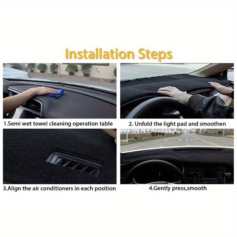 Black Dash Cover Mat For Hyundai Tucson 2016 2017 2018 – Dashmat Dashboard Cover