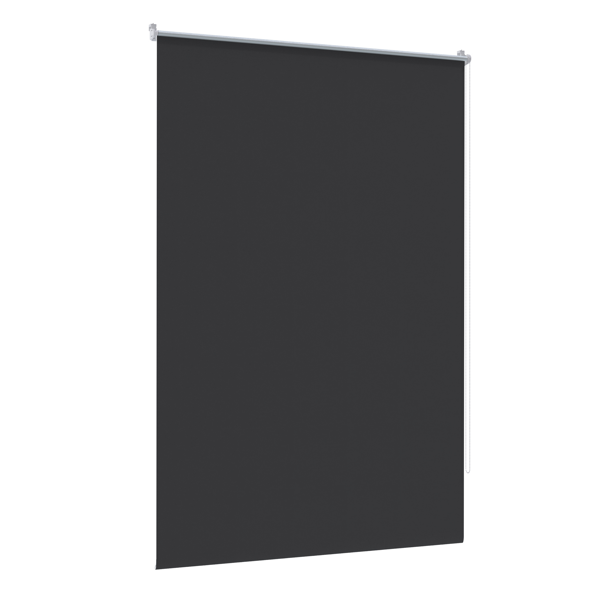 E-shop Verdunkelungsrollo ohne Bohren für Fenster mit den Maßen 100 x 210 cm, mit Klemmfix-Montage, Seitenzugbedienung, Sichtschutz und Sonnenschutz,