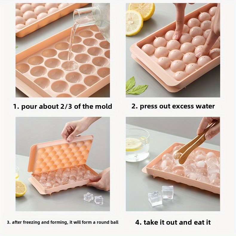 set of 2   molds designed for making ice hockey shapes featuring a 33 grid design this innovative   mold   with a lid making it a must have for   preparation and cold beverage accessories   details 9