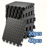 Tractor Supply Flooring Inc 4'x10' Tough Rubber Gym Flooring Roll - Recycled Rubber Mat For Home Gyms, Garages & Workshops (Black) 3/8 Rubber Mat