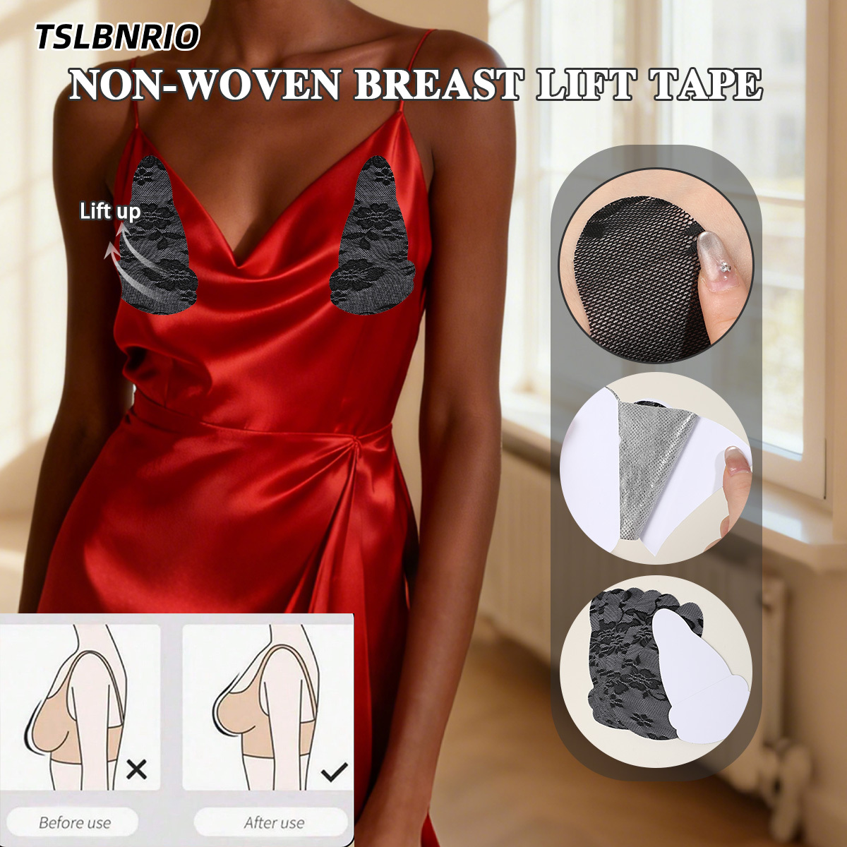 princess polly baby blue dress The Ultimate Guide to Boob Tape: Uses and Benefits – Butt-Chique main image 1