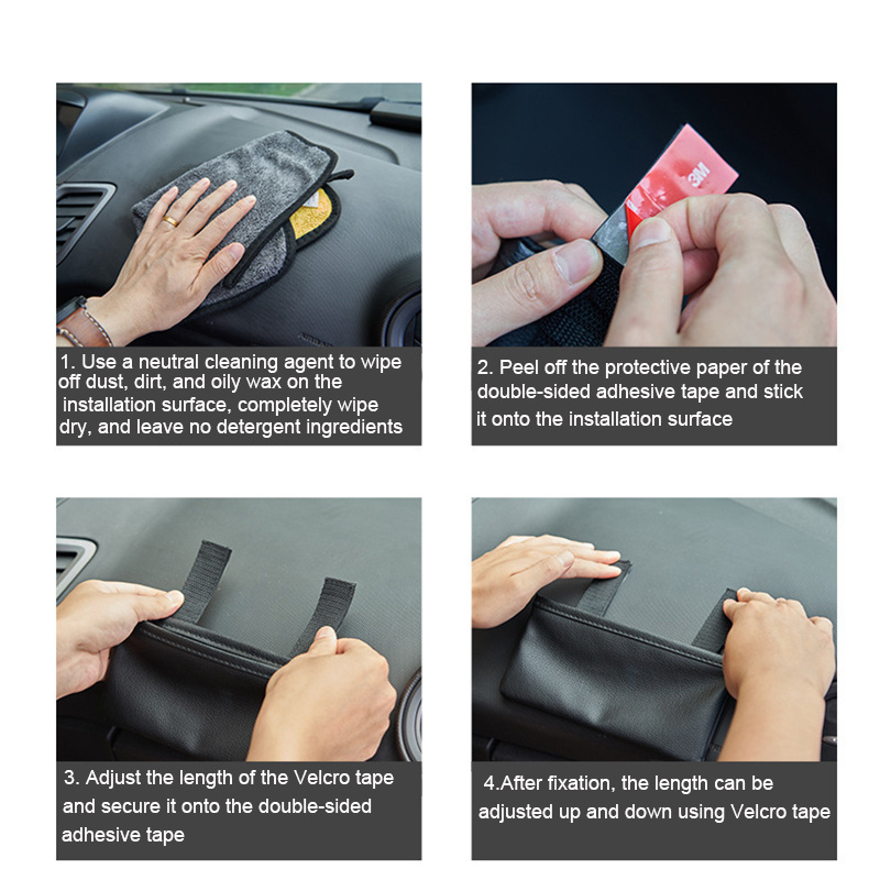 Versatile Vehicle Phone Holder & Storage Pouch