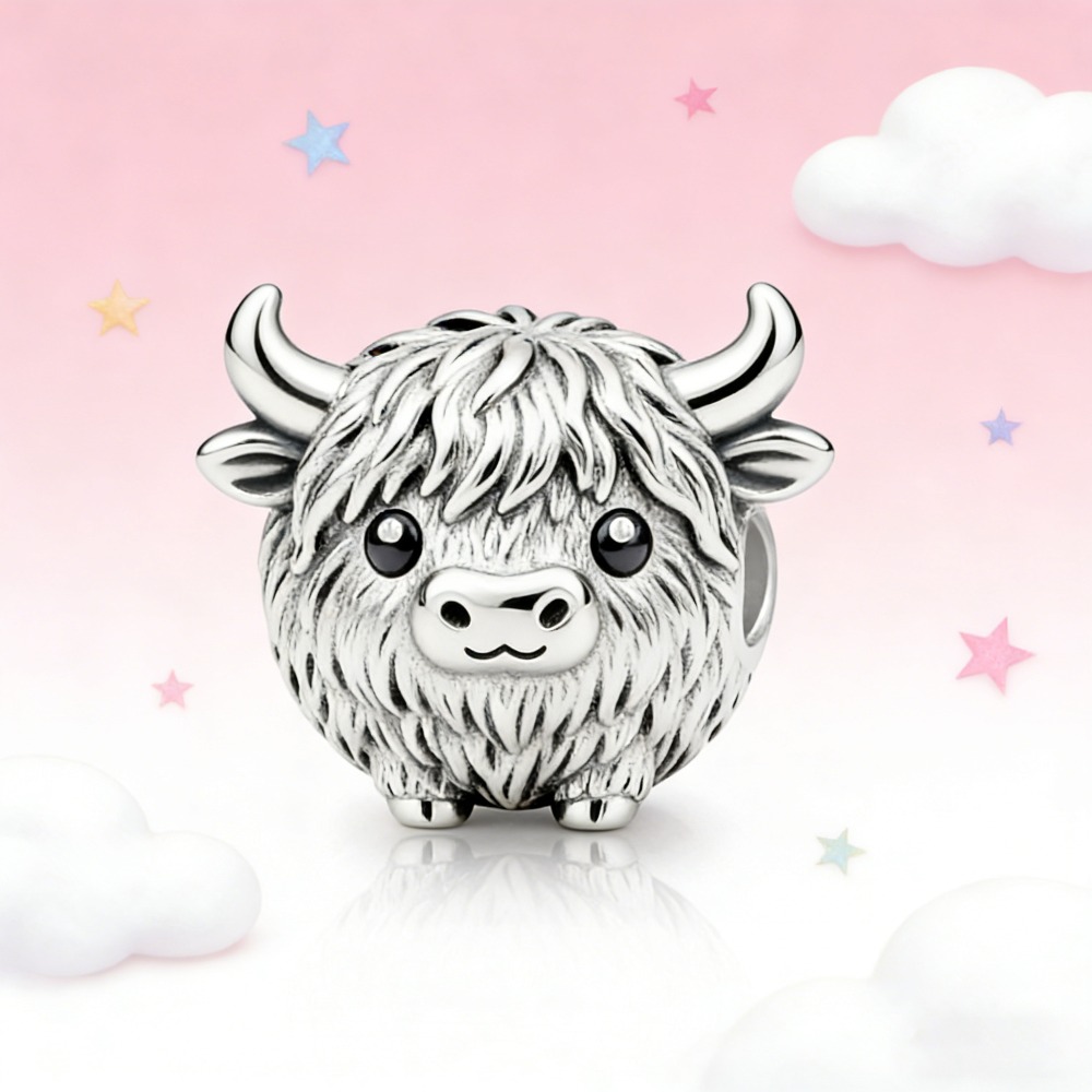 TEMU 1pc A Silvery Copper Pendant In Of A, Perfect For Crafting Jewelry Such As Bracelets Or Necklaces For Everyday Use Or As Gifts For Christmas Or Valentine's Day