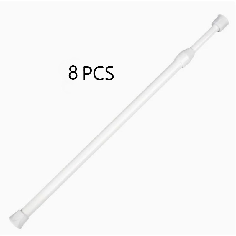 TEMU 8pcs Rv Adjustable Telescopic Organizer Rods, 30cm/11.81in-50cm/19.6in, No-drill Telescopic Rods, Limit Rods For Campers And Travel Trailers'