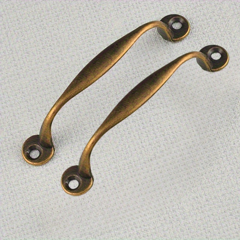 TEMU Ensemble de 2 poignées de meuble vintage, poignées de tiroir de style européen en alliage de pour armoires de cuisine et penderies, ajouts en