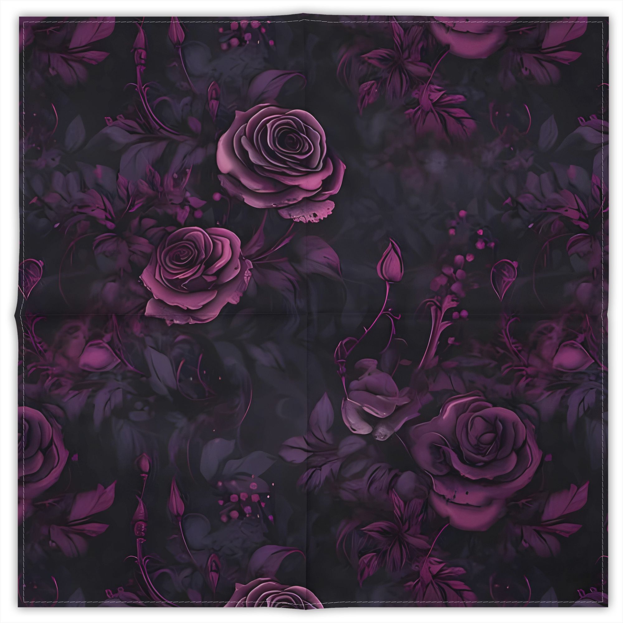 TEMU 2d Print Design Goth Gothic Print Handkerchief For Men Women Kerchiefs