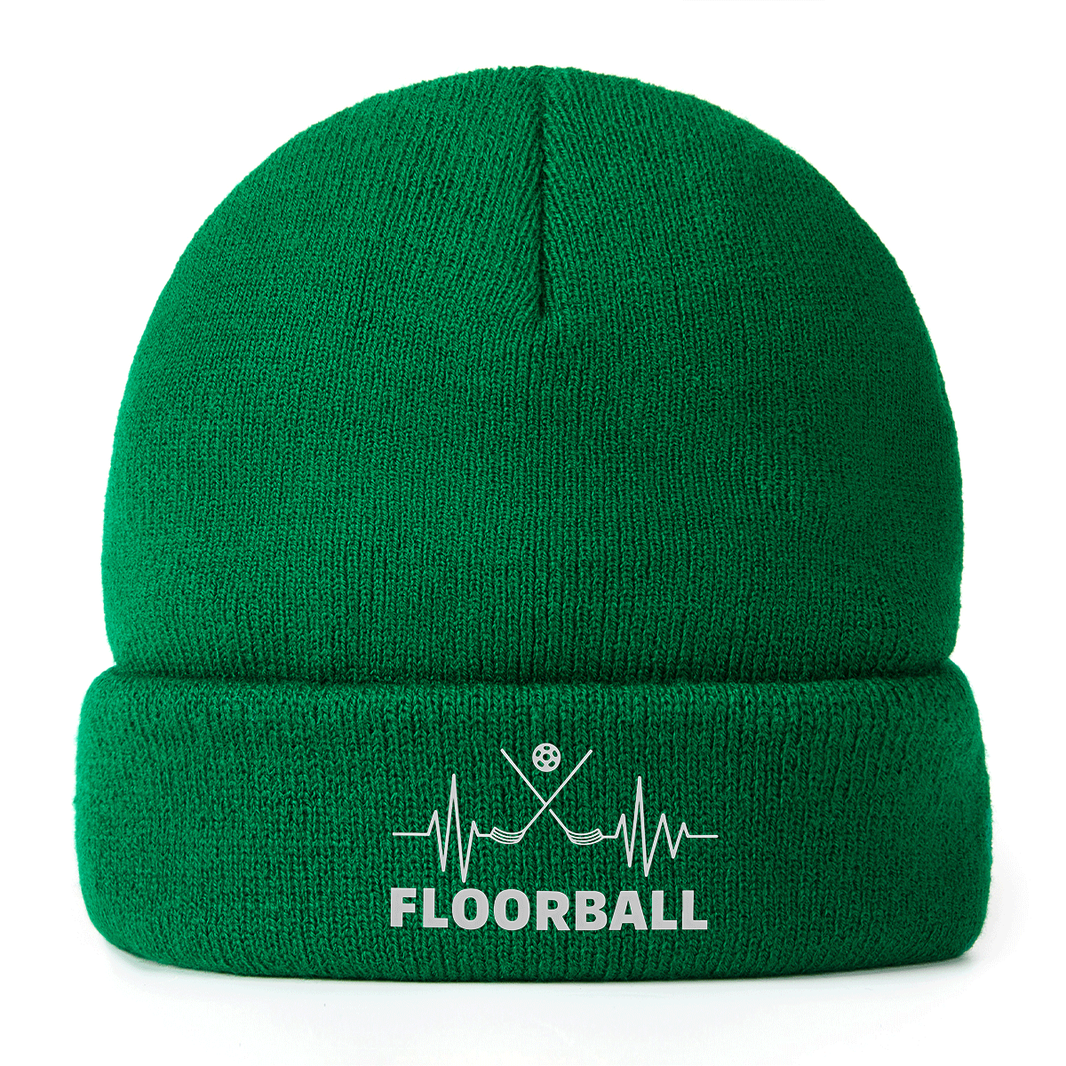TEMU A Lightweight Knitted Cap Featuring A Soccer Goal Frame And Floorball Print Design, Suitable For In Winter. Ideal For Hiking, Sports, And Casual